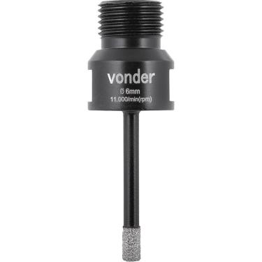 Imagem de Serra Copo Diamantada Para Esmerilhadeira 6 Mm Vonder