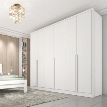 Imagem de Guarda Roupa Casal 6 Portas 6 Gavetas - Fortuna-neve - Tcil Móveis
