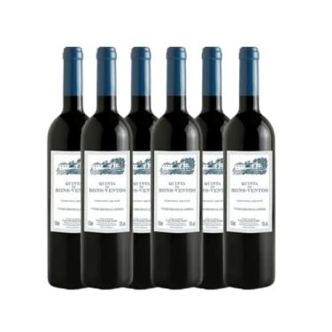 Imagem de Kit Vinho Português Quinta de Bons Ventos Tinto 6 Garrafas