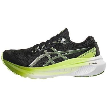 Imagem de ASICS T nis de corrida masculino Gel-Kayano 30, Preto/amarelo brilhante, 7