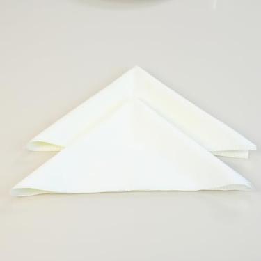 Imagem de Kit 100 Guardanapos Oxford, 35x35cm, Tecido Poliéster, Liso Basic, para Mesa Posta, Refeições e Eventos (Palha)