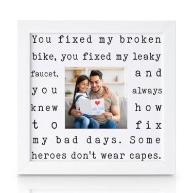 Imagem de THYGIFTREE Presentes sentimentais engraçados para pai, filha, pai, presente de aniversário, dia dos pais, presente de Natal para pai que pode consertar qualquer coisa lembrança de herói