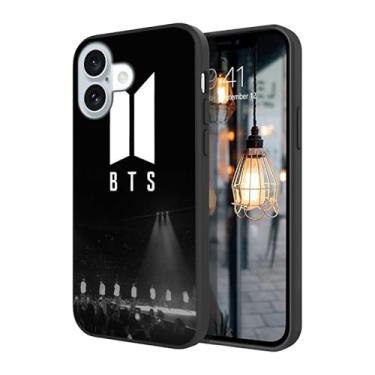 Imagem de WWDIYHOUSE Capa compatível com iPhone 17, capa à prova de choque de TPU macio com design exclusivo e legal para homens/mulheres/meninos/meninos (Fashion-BTS-7)