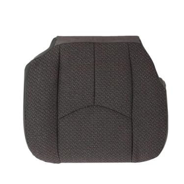 Imagem de Vroelos Capa de assento de pano inferior do lado do motorista, capa de assento frontal cinza para Chevy Silverado/GMC Sierra 1500 2500 3500 HD 2003-2007