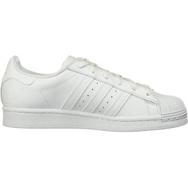 Imagem de adidas Originals Tênis feminino Superstar Legacy, Núcleo branco/branco, 11.5