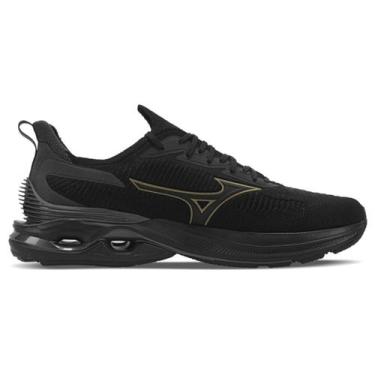 Imagem de Tenis Mizuno Wave Mirai 7 - Masculino - Preto-Preto, 44