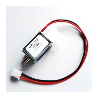 Imagem de Válvula solenóide de gás de ar solenoide de 3 vias CC 12V 2 posições de liberação de válvula de ventilação desencorajada Porta solenoide