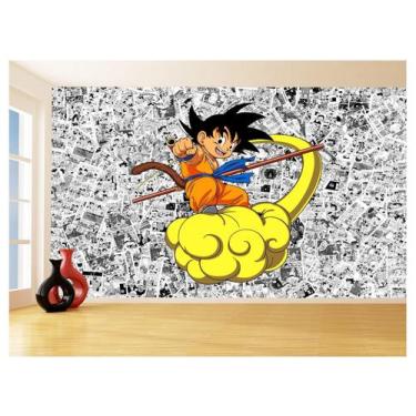 Imagem de Papel De Parede Dragon Ball Goku Página Manga 3,5M Dbz522 - Você Decor
