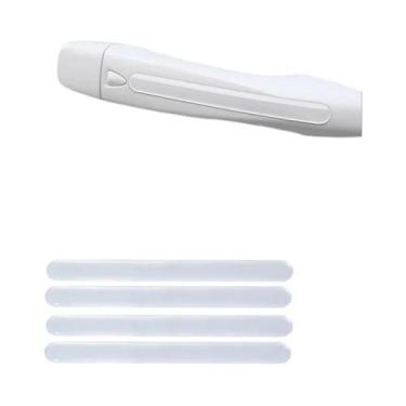 Imagem de Adesivos Para Manoplas De Porta De Carro, Conjunto De 4 Peças, Proteto