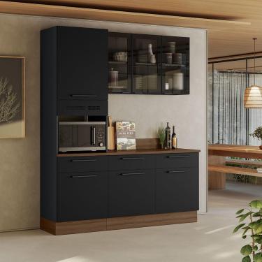 Imagem de Cozinha Completa Itatiaia Exclusive 180cm Em Aço Grafite