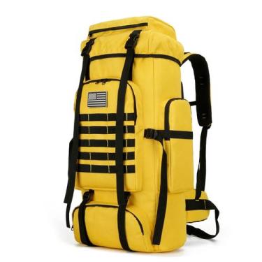 Imagem de Mochila de caminhada W WINTMING 70L para homens com camuflagem imperme