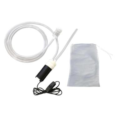 Imagem de Bothyi Bomba de transferência de água com filtro de qualidade alimentar, fácil de usar, potente, recarregável via USB, para mangueira e dispensador de vinho, Tubo de 2 Metros