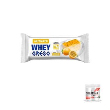 Imagem de Kit Whey Grego Bar Mousse de Maracujá + Creatina Health Labs 300g
