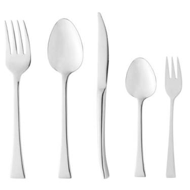 Imagem de Faqueiro Berna Wolff, 30 Peças com Acabamento em Alto Brilho, Design C