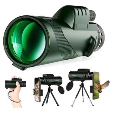 Imagem de Monóculo Profissional 4x80 – Alta Ampliação, Lente HD, Alcance Longo e Visão Clara para Observação Externa