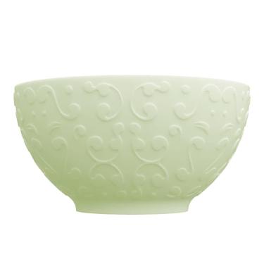 Imagem de Bowl Tigela Sobremesa Verde Menta Relevo Tassel 422 ml