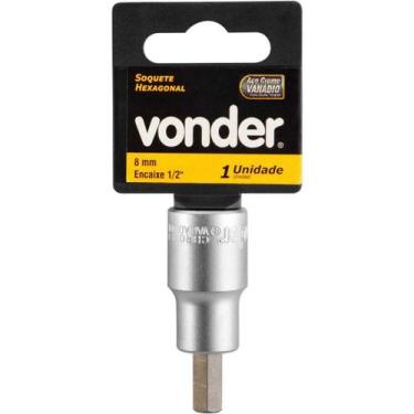 Imagem de Soquete Allen Encaixe 1/2'' 8 mm CRV Vonder