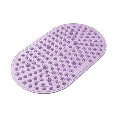 Imagem de FashionCha Tapete de Massagem para os Pés, Silicone Antiderrapante Portátil com Partículas para Massagem nos Pés, Ideal para Banheiro, Casa, Escritório e, Roxo