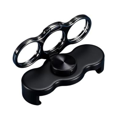 Imagem de KiBcsLic Suporte de anel para celular, rotação de 360 ​​graus, ideal para academia, escritório e casa. Acessório para smartphone, leve, dobrável e, Preto