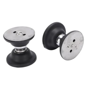 Imagem de YWBL-WH Kit de Suporte Magnético para Porta de Trailer, 2 Pares, Rolha Resistente Com ímã Poderoso e Aço Inoxidável para Casas e Campistas de Trailer