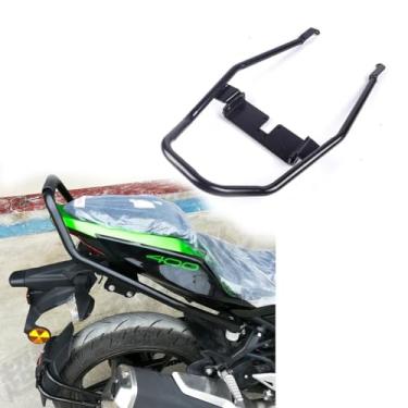 Imagem de Suporte de prateleira traseira de bagagem, aço preto, para motocicleta, carenagem para Ninja 400 Z400 2018-2023 (suporte traseiro)