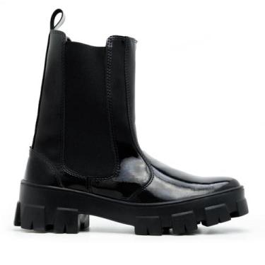 Imagem de Bota Chelsea Feminina Tratorada Cano Médio Confortável - San Lorenzo, 