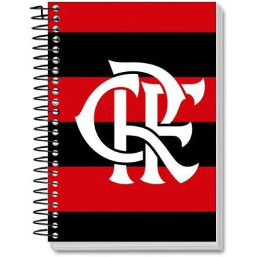 Imagem de Caderno 01X1 Capa Dura Flamengo 80FLS Pacote com 04 - KIT