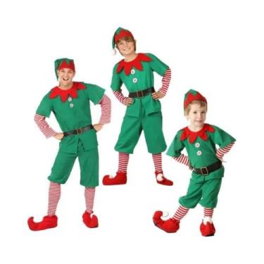 Imagem de Fantasia De Natal Do Papai Noel Para Crianças, Conjunto Quente Com Cas