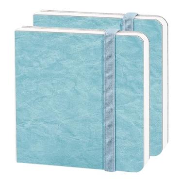 Imagem de PH PandaHall Caderno de aquarela de 2 peças, caderno de aquarela de 10 x 10 cm, papel de algodão, caderno de esboços de mídia mista para artistas, viagens, pintura, materiais de arte, projetos de