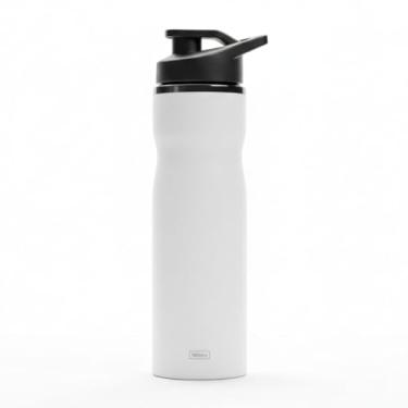 Imagem de Garrafa Térmica Inox 750ml Stout Esporte Fitness – Mantém a Bebida Gelada – Alta Durabilidade e Praticidade (Branco)