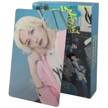 Imagem de Viwezspeex Stray Kids Photocards 127PCS Dominate : Celebrate Photo Card Set Stray Kids World Tour Lomo Merch Boys and Girls Card Set 55 PCS Photocard and 72 PCS Stickers Gift for Stay Fans
