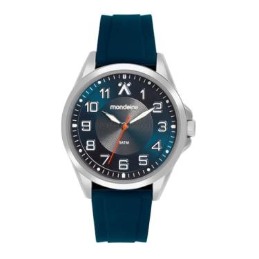 Imagem de Mondaine Relógio Masculino Azul Silicone Fivela
