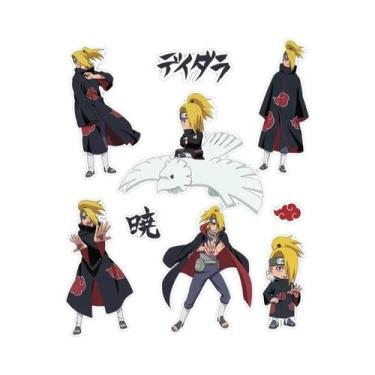 Imagem de Adesivos De Cosplay NARUTO Akatsuki Nuvem Vermelha Deidara Pain Konnan