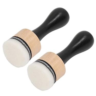 Imagem de Alomejor Pincel de Mistura, Conjunto de Ferramentas de Mistura de Tinta, 2 Alças e 4 Esponjas Redondas para Transições Brilhantes de Saturação Profunda Em Papel Cartolina e Artesanato DIY