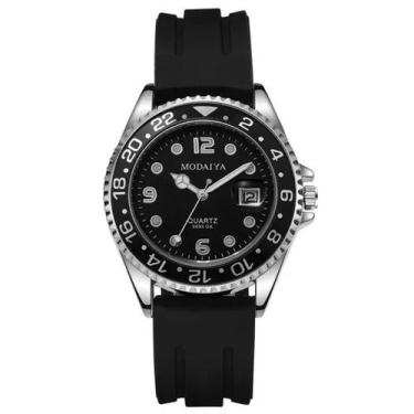 Imagem de Relógio Clássico Masculino De Luxo Com Pulseira De Silicone Estilo Mil