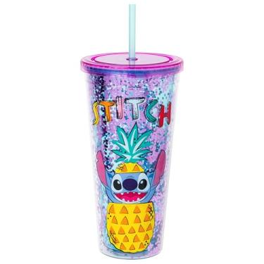 Imagem de Silver Buffalo Lilo and Stitch Abacaxi 947 ml Copo de Confete Frio