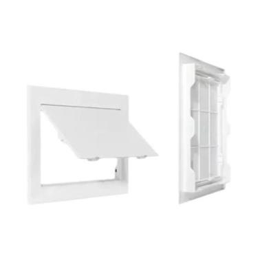 Imagem de Tampa De Acesso Universal De Plástico ABS Branco Para Inspeção Em Pare