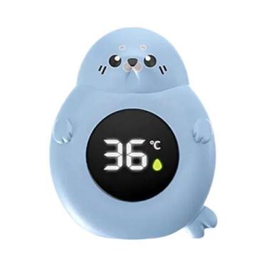 Imagem de Termômetro LED Azul Para Banheira De Bebê Sensor De Água Flutuante À P