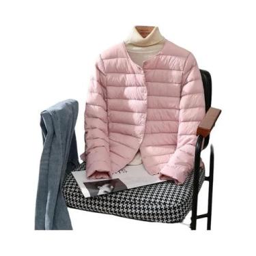Imagem de Jaqueta Feminina Slim Fit Ultra Leve E Compactável De Pluma De Pato Br