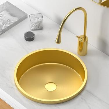 Imagem de Pia de mão, pia de banheiro de aço inoxidável, pia com torneira, pia de aço inoxidável de tigela única, perfeita para restaurantes, bares, lojas, cozinha e mais