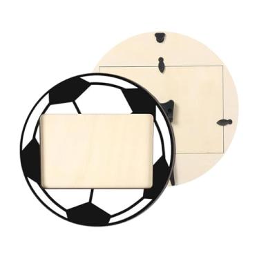 Imagem de Moldura de Para Fotos | 20 cm com Suporte para Exposição,Moldura Para Fotos 4x6 De Futebol,Para Mesa Sala Quarto Parede Adeptos Equipa Mulheres Homens Crianças