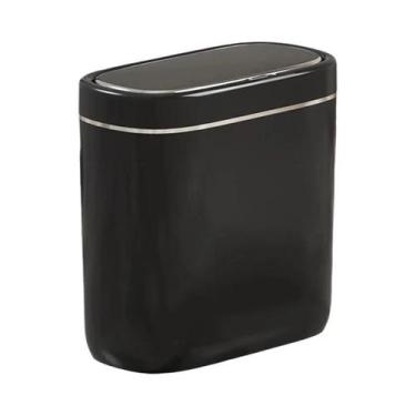 Imagem de Lixeira Inteligente Estreita Com Sensor 7/9L Tampa Automática À Prova 