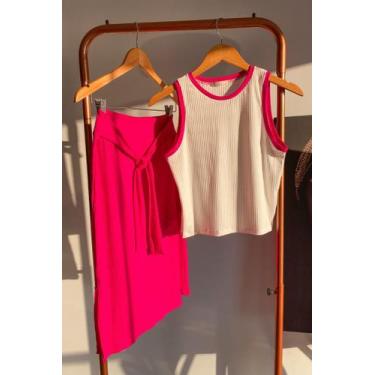 Imagem de Conjunto Tendência Lamour, M, Rosa pink