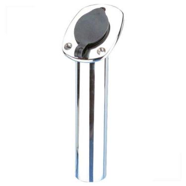 Imagem de Porta Caniço Inox 30 graus Oval com Tampa - TREM