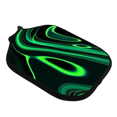 Imagem de Lljsszr Capa Protetora de Neoprene para Raquete/pá, Protege Sua Raquete/pá, Compacta, Leve E, Verde