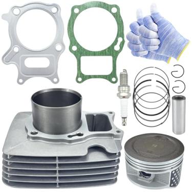 Imagem de Kit de reconstrução de anel de pistão de cilindro grande de 72 mm compatível com Honda Recon 250 Sportrax 250 TRX250 TRX250 TRX250X TRX250TM TRX250TE TRX250EX 2002-2024