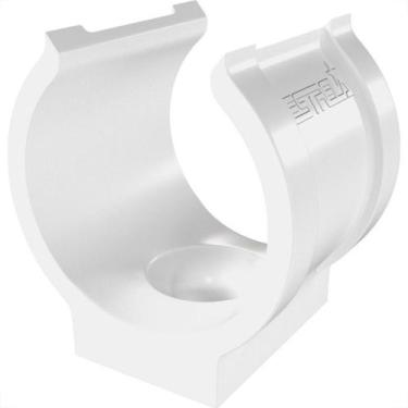 Imagem de Abracadeira De Impacto Para Tubo Estrela Branca 1/2'' 2021, Branco