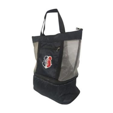 Imagem de Bolsa Sacola com Bolso Térmico para viagem academia praia natação do Santa Cruz Oficial-Masculino
