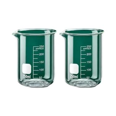 Imagem de Conjunto De 2 Copos Medidores De Vidro Borossilicato De Alta Qualidade