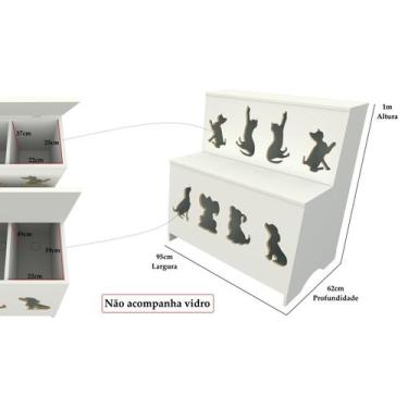 Imagem de Expositor De Ração: Pet Box Kids 08 Divisões - VETORIAL MÓVEIS